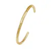 L50 Q35 S64 Pulsera de Moda Europea y Americana con Goteo de Aceite y Incrustaciones de Diamante, Exquisita Pulsera de Puño de Moda con Circonita Arcoíris