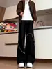 Jeans de Marca Tendência Estilo Americano para Homens Modelo Novo 2026, Calças Wide-Leg que Alongam as Pernas, Calças Retas Relaxadas Retro Roupa Masculina