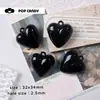 DIY Colorido Brillante Agujero para Colgar Aceite Corazón Agujero para Colgar DIY Estilo Coreano Llavero Colgante Corazón de Melocotón Colgante Accesorios de Joyería