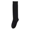 Calcetines Altos Antideslizantes de Algodón Puro para Mujer en Otoño Jk Socks Calcetas de Longitud hasta la Rodilla en Tonos Tierra Melad para Mujer en Otoño e Invierno
