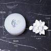 Flor de hibisco osmanthus flor de huevo clip de salida de aire de coche decoración piedra de expansión aromaterapia yeso molde de silicona