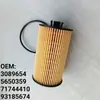 Filtro de Óleo para Alfa Romeo para 159 2005-2012 para Chevrolet para Cruze 2009- para Opel para Astra 1998-2009 para Insignia 2008-2017 para Vectra C 2002-2009 para Vauxhall para Astra 2004-2011 para Corsa 2000-2014 para Meriva 2003-2010 para Zafira B 2005-2014 para Fiat para Croma 2005-2011 OE 5650359