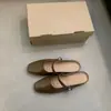 Primeiro Encontro Ji Pão Francês Chinelos Meio Abertos Femininos 2026 Novo Estilo Pessoas Baixas Sandálias Aumentadoras de Altura Interna 5cm Solado Macio Mulheres Grávidas