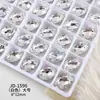 Rhinestones K9 de Alta Calidad para Uñas con Forma de Nido de Pájaro, Coloridos Cristales de Huevo de Paloma Lujosos y Deslumbrantes, Rhinestones de Punta Trasera para Uñas de Gama Alta