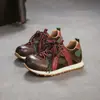 Jie Zhou Otoño 2026 Nuevo Llegada Capa Superior Piel de Vaca Estilo Coreano Nicho Estilo Desierto Mocasines Bloque de Color Zapatos Forrest Gump Versátiles Zapatos para Mujer