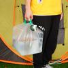 Garrafa de Água Recipiente Portátil Bolsa de Água para Campo Água Potável Bolsa de Água Dobrável Transparente Outdoor Água 20L Balde Armazenamento