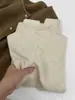 Tejido de Punto Diario para Estilo de Oficina para Mujer, Ropa de Capa para Otoño e Invierno, Cuello Semi Alto, Top Básico de Manga Larga, Suéter Estilo Coreano