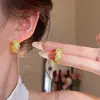 Diseño de Nicho con un Toque de Alta Gama, Pendientes Geométricos de Circonita Microincrustada, Pendientes de Moda Versátiles de Lujo Ligero, Venta al por Mayor