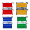 Puertas Rápidas Enrollables Turbo Personalizadas para Estaciones de Bomberos, Grandes Fábricas, Aislamiento de Almacenes Frigoríficos, Puertas Rápidas Duras de Aleación de Aluminio