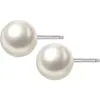 Brincos de Prata S925 para Mulheres, Contas de Concha, Pérolas Sintéticas, Brincos Estilo Coreano, Joia de Orelha Super Fada Estilo Retro Hong Kong para Mulheres E0353-1