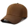 Boné de Baseball Liso Transfronteiriço para Homens e Mulheres, Chapéu de Aba Curva com Proteção Solar Ajustável, Chapéu Versátil Simples Tendência para Primavera e Verão