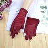 Guantes de Terciopelo Spandex para Adulto Mujer para Deportes al Aire Libre Ciclismo para Hombre con Dos Dedos Expuestos Táctiles con Puntos Guantes de Etiqueta
