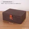 Caixa de armazenamento multifuncional vintage para uso doméstico com alça, caixa de joias de madeira, ornamento de mesa, caixa de presente para armazenamento de acessórios e itens diversos