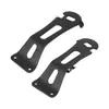 Adecuado para guardabarros delantero y trasero del patinete eléctrico KuKirinA1, guardabarros con luz trasera, accesorios de soporte izquierdo y derecho