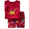 Ins Traje de Casa para Niños Calientes Amazon Europa y América Primavera y Verano Manga Corta Pantalones Cortos Pijamas Nuevos Venta al por Mayor Generación