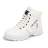 Zapatos Deportivos de Invierno de Gran Tamaño con Forro Polar Estilo Papá para Mujer 2025 Nuevos de Moda Ins Zapatos de Lona de Caña Alta para Estudiante Cálidos W2557