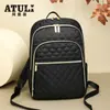 Transfronterizo Nuevo Otoño 2025 Casual Estilo Coreano Mochila Oxford para Mujer Moda Simple Urbana de Viaje para el Trabajo