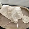 2025Ins Sombrero de Sol de Encaje Estilo Occidental para Bebé Primavera y Verano Sombrero de Princesa Palacio para Bebé con Ala Ancha y Lindo