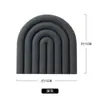 Tapetes de Silicone para Panelas, Tapetes de Isolamento Térmico, Tapetes para Tigelas, Jogos Americanos, Tapetes para Pratos, Tapetes de Silicone, Tapetes de Mesa de Jantar Amazon, Tapetes Arco-Íris Domésticos