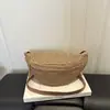 Bolsa de peito, bolsa de cintura, bolsa transversal de palha tecida, nova moda verão 2026, estilosa, versátil, de alto valor, tendência e única