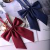 Corbata de moño jk japonesa Uniforme de estudiante Camisa de cuello pequeño Flor Estilo universitario Traje de marinero Lazo Combinable Rojo Azul