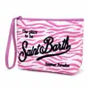 Moda Europeia e Americana Estampa de Leopardo Material de Mergulho Bolsa de Cosméticos Design de Nicho Bolsa para Batom e Cosméticos Bolsa de Higiene Pessoal Portátil para Viagem