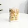 Bola de Navidad Transparente para Mascotas Bola de Navidad de Plástico Bolas Redondas Huecas Rellenables Bola Redonda Lisa Irrompible Adornos para Árbol de Navidad