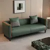 Estilo minimalista italiano sofá pequeño para apartamento sala de estar dormitorio apartamento doble de tres plazas zona de descanso salón de belleza tienda de ropa sofá