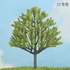Modelo de mesa de arena musgo de árbol decoración de micropaisaje fondo árbol falso modelo de paisajismo de alta simulación abeto de frijol rojo árbol de Navidad