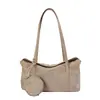 Bolso de Hombro Versátil Retro Europeo y Americano Bolso Tote Casual de Alta Calidad a la Moda Bolso de Mano Simple para Viajes Diarios