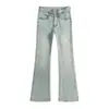 Jeans Acampanados Naranja Infantil con Diseño de Lazo y Pedrería para Mujer, de Cintura Alta, Adelgazantes, Favorecedores, Modernos, Versátiles.