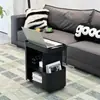 Carrito Móvil Creativo Estilo Lujo Ligero para Sala de Estar, Sofá Moderno para el Hogar de Hierro Forjado, Mesa de Centro Simple, Estante de Almacenamiento, Mesita de Noche