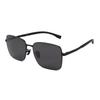 Gafas de sol coreanas de moda nuevas fuertes polarizadas cara pequeña gafas de sol grises metal anti-ultravioleta gafas 3013