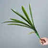 Simulación Hoja de Cymbidium Hoja Espada Hoja Verde Planta Verde Tiras de Hojas Paquetes Verde Suave Paisaje del Hogar Planta Bonsái