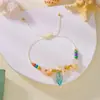 Pulsera tejida con colgante de caracola y estrella de mar, estilo playa nueva transfronterizo, para mujer, verano, viaje, con cordón ajustable