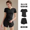 Ropa de Yoga para Mujer, Tops Deportivos de Fitness para Pilates, Trajes Deportivos Nuevos 2026 para Correr, Camisetas de Manga Corta