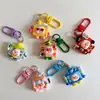 Novo Pingente Chaveiro Pig Pop Desenho Animado Pingente Fofo para Mochila Escolar Acessórios para Mochila Presente para Melhor Amigo Estudante