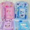 Set de Lápices para Estudiantes de Primaria Stitch Stitch Lápiz de Espiral Borrador Sacapuntas Set