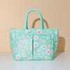 Atacado de Fabricante Bolsa Portátil Xadrez Isolada Grande Capacidade Bolsa de Almoço Desenho Animado Bolsa Térmica Espessa para Lancheira Bolsa Bento Personalizável