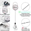 Amazon Portatarjeta retráctil con estampado de leopardo y clip giratorio, impresión UV, para tarjeta horizontal, identificación de trabajo, tarjeta de campus, cubierta protectora, en stock