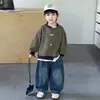 Conjunto de Sudadera de Otoño para Niños 2026 Ropa Nueva de Primavera y Otoño para Bebés Conjunto de Dos Piezas Rayado de Moda para Niños Tendencia