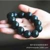 Pulsera de Abalorios Redondos de Jade Verde Hetian de Xinjiang, Pulsera de Jade de Estilo Tradicional, Joyería de Jade, Suministro Mayorista para Transmisiones en Vivo, Modelo Femenino de Estilo Chino