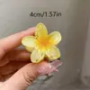 Pasador de Flor de Huevo con Degradado Hawaiano Transfronterizo para Mujer, Pin de Temperamento Dulce, Lindo Pin de Tiburón en la Parte Posterior de la Cabeza, Adorno para el Cabello