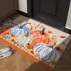 Tapete de Chão de Veludo Cristal Temu Halloween Transfronteiriço para Entrada, Resistente a Manchas, Resistente ao Desgaste, Tapete Decorativo para Porta, Absorvente de Água, Antiderrapante