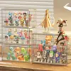 Caja Sorpresa Caja de Almacenamiento para Muñecos Soporte de Exhibición para Peluches Pop Mart Gabinete Acrílico Transparente a Prueba de Polvo para Figuras Lego