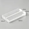 Soporte de Exhibición con Ranura para Tarjeta Transparente con Base de Acrílico Transfronterizo Placa de Número de Mesa para Restaurante Soporte con Base de Acrílico Venta al por Mayor