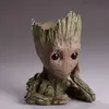 Guardiões da Galáxia 1ª geração Groot 2ª Geração 3ª geração vaso de planta pessoa árvore vinil 160g.