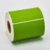 Papel Térmico Autoadhesivo de Colores Papel para Códigos de Barras Rojo Amarillo Azul Verde Impresión Etiqueta Térmica a Prueba de Tres Cosas