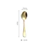 Cuchillo tenedor cuchara para comida occidental 1010 acero inoxidable dorado vajilla cuchara para mezclar café pala para pastel juego de cuchillo tenedor para bistec de hotel
