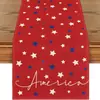 Camino de Mesa de Venta Caliente para el Día de la Independencia, Mantel Decorativo del 250 Aniversario Americano, Decoración del Hogar, Mesa de Café de Sala de Estar, Mantel para Mesa de Cocina